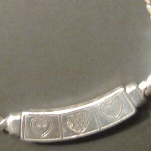 Vintage! Rare Lovely Brighton Necklace w/hearts